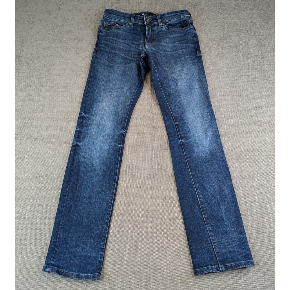 BKE Jeans Men 29x32 Blue Alec Straight Distressed Medium Wash Denim Pants - Picture 2 of 9